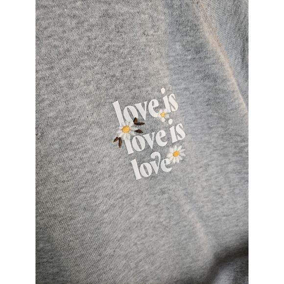 Bandier x Sincerely Jules The Juniper Sweatshirt Vintage Heather Grey Medium - Picture 5 of 15